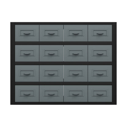 Sealey APMRM5 Modular Racking Mid Unit 16 Small Drawers 580mm Sealey