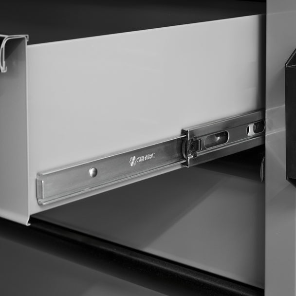 Sealey APMSBESTACK03SS Superline PRO® Black Edition Storage System with Stainless Worktop 2.04m Sealey