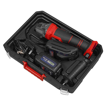 Sealey CP401LI 115mm Cordless Angle Grinder 18V 3Ah - Red Sealey