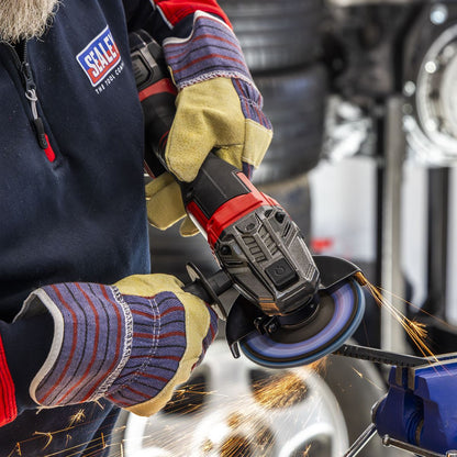 Sealey CP401LI 115mm Cordless Angle Grinder 18V 3Ah - Red Sealey