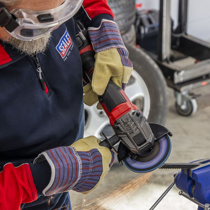 Sealey CP401LI 115mm Cordless Angle Grinder 18V 3Ah - Red Sealey