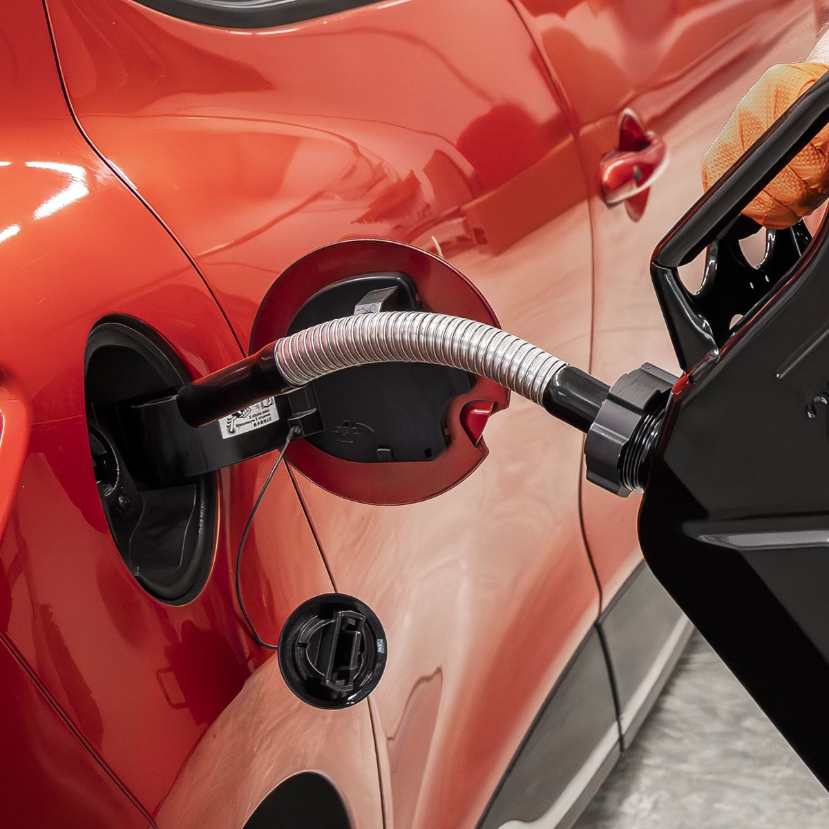 Sealey JC1SCB Flexi Pouring Spout for Screw Cap Jerry Cans - Black Sealey