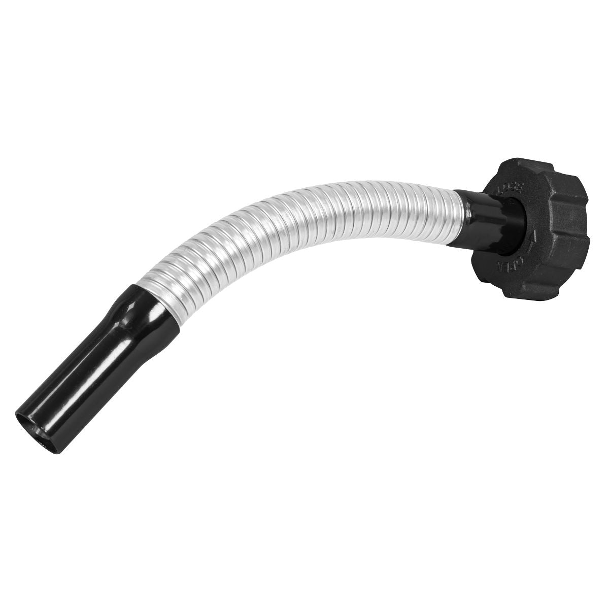 Sealey JC1SCB Flexi Pouring Spout for Screw Cap Jerry Cans - Black Sealey