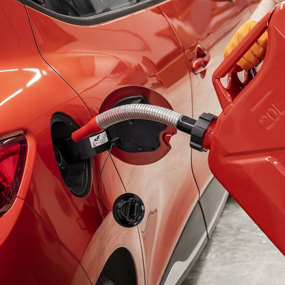 Sealey JC1SCR Flexi Pouring Spout for Screw Cap Jerry Cans - Red Sealey