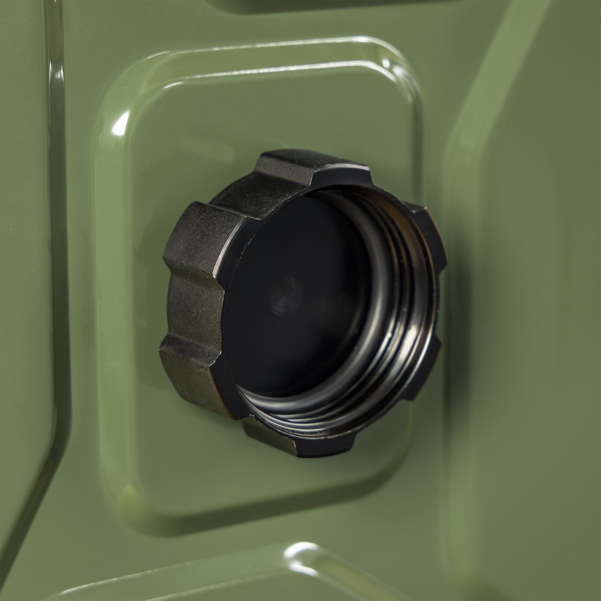 Sealey JC20SCG Screw Cap Metal Jerry Can 20L - Green Sealey