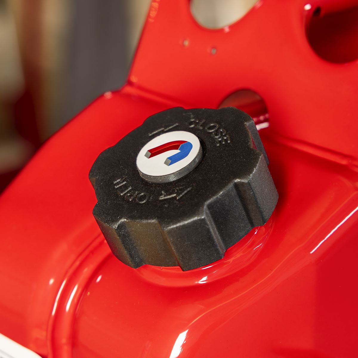 Sealey JC20SCR Screw Cap Metal Jerry Can 20L - Red Sealey