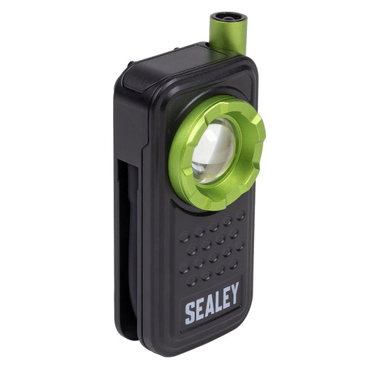 Sealey LED600FX Pocket Light with Flexi Inspection Light 8W COB LED & 1W SMD LED Sealey