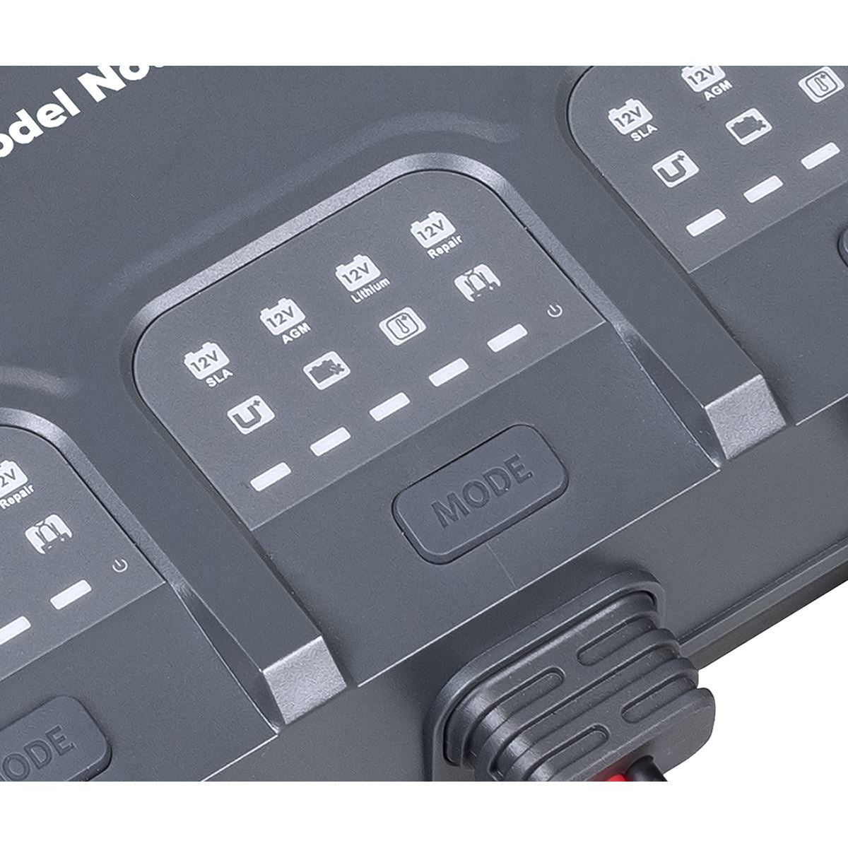 Sealey MBC310 3 Bank 12V Smart Charger & Maintainer 30A (3 x 10A) Sealey