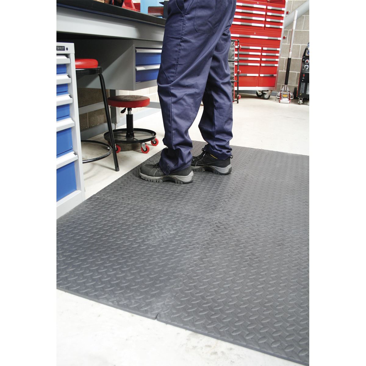 Sealey MIC1218 Interlocking EVA Foam Workshop Mat Set 1200 x 1800mm Sealey