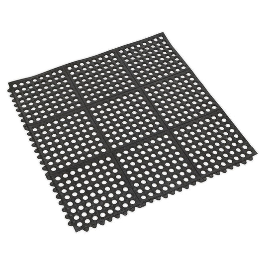 Sealey MIC9292 Interlocking Anti-Fatigue Matting 920 x 920mm Sealey
