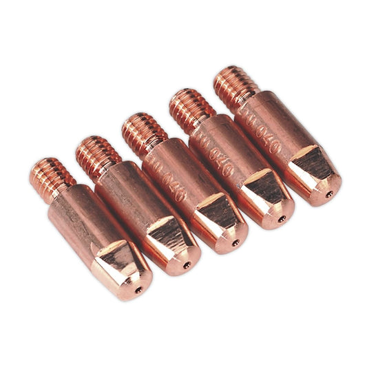 Sealey MIG916 Contact Tip 0.6mm MB25/36 Pack of 5 Sealey