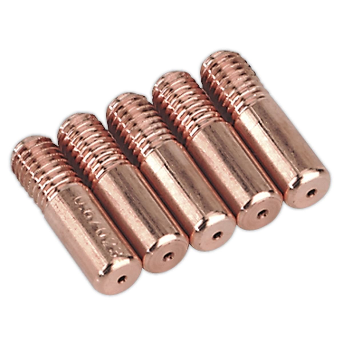 Sealey MIG952 Contact Tip 0.8mm MB14 Pack of 5 Sealey