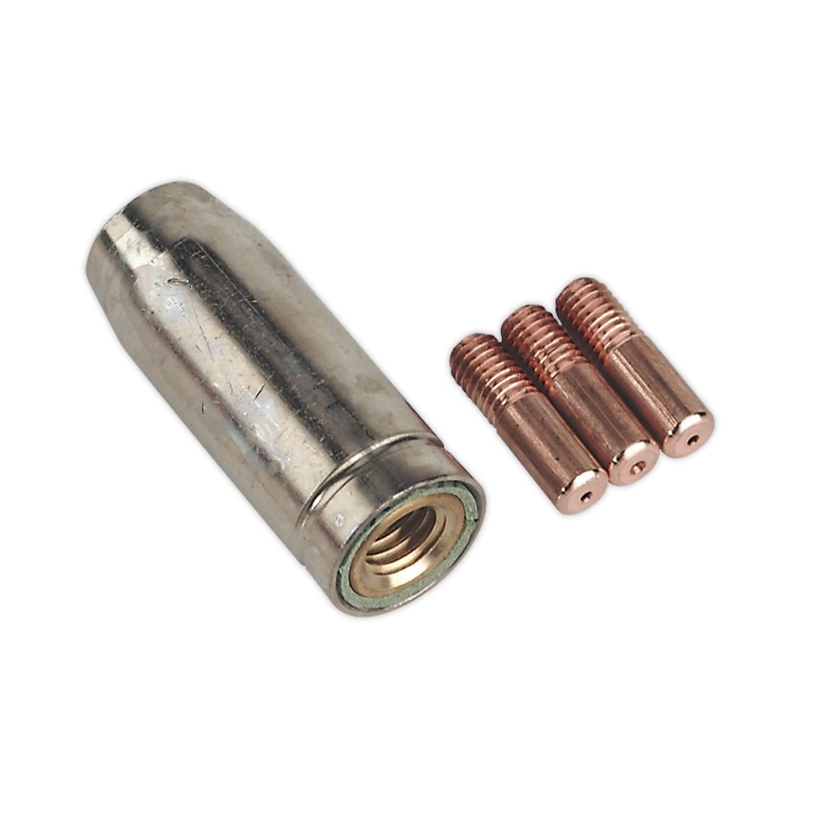 Sealey MIG954 Conical Nozzle x 1 Contact Tip 0.8mm x 3 MB14 Sealey