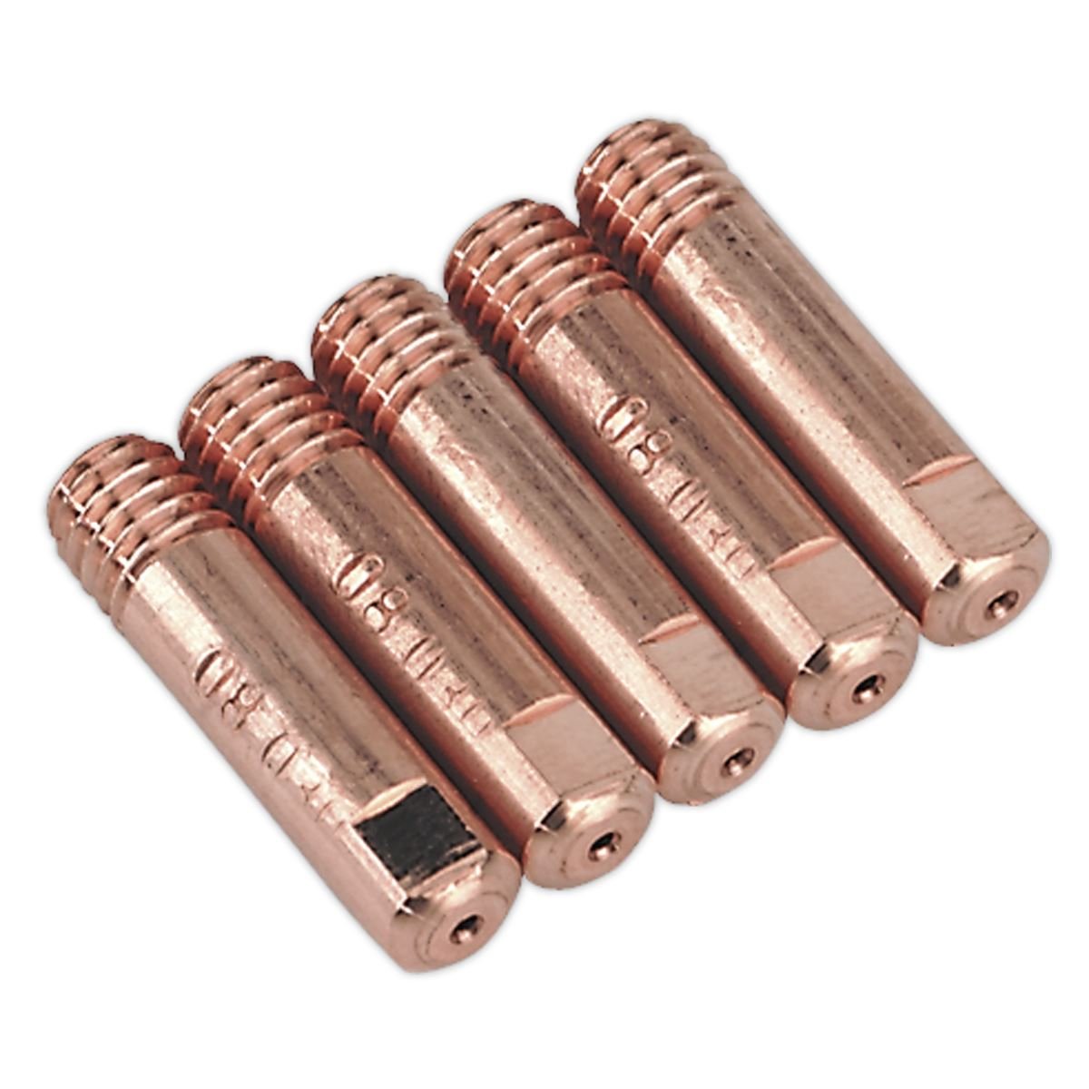 Sealey MIG957 Contact Tip 0.8mm MB15 Pack of 5 Sealey