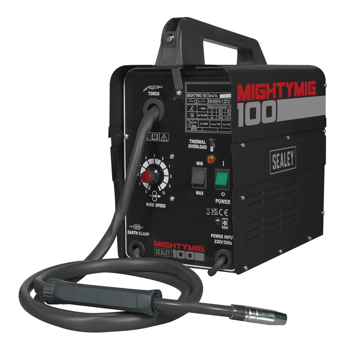 Sealey MIGHTYMIG100 Gasless MIG Welder 100A 230V Sealey