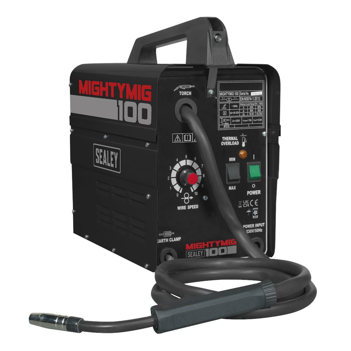 Sealey MIGHTYMIG100 Gasless MIG Welder 100A 230V Sealey