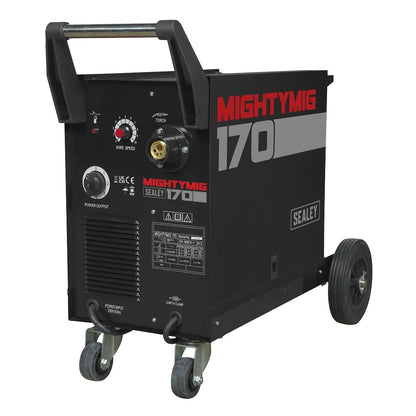 Sealey MIGHTYMIG170 Professional Gas/Gasless MIG Welder 170A with Euro Torch Sealey