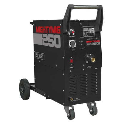 Sealey MIGHTYMIG250 Professional Gas/Gasless MIG Welder 250A with Euro Torch Sealey
