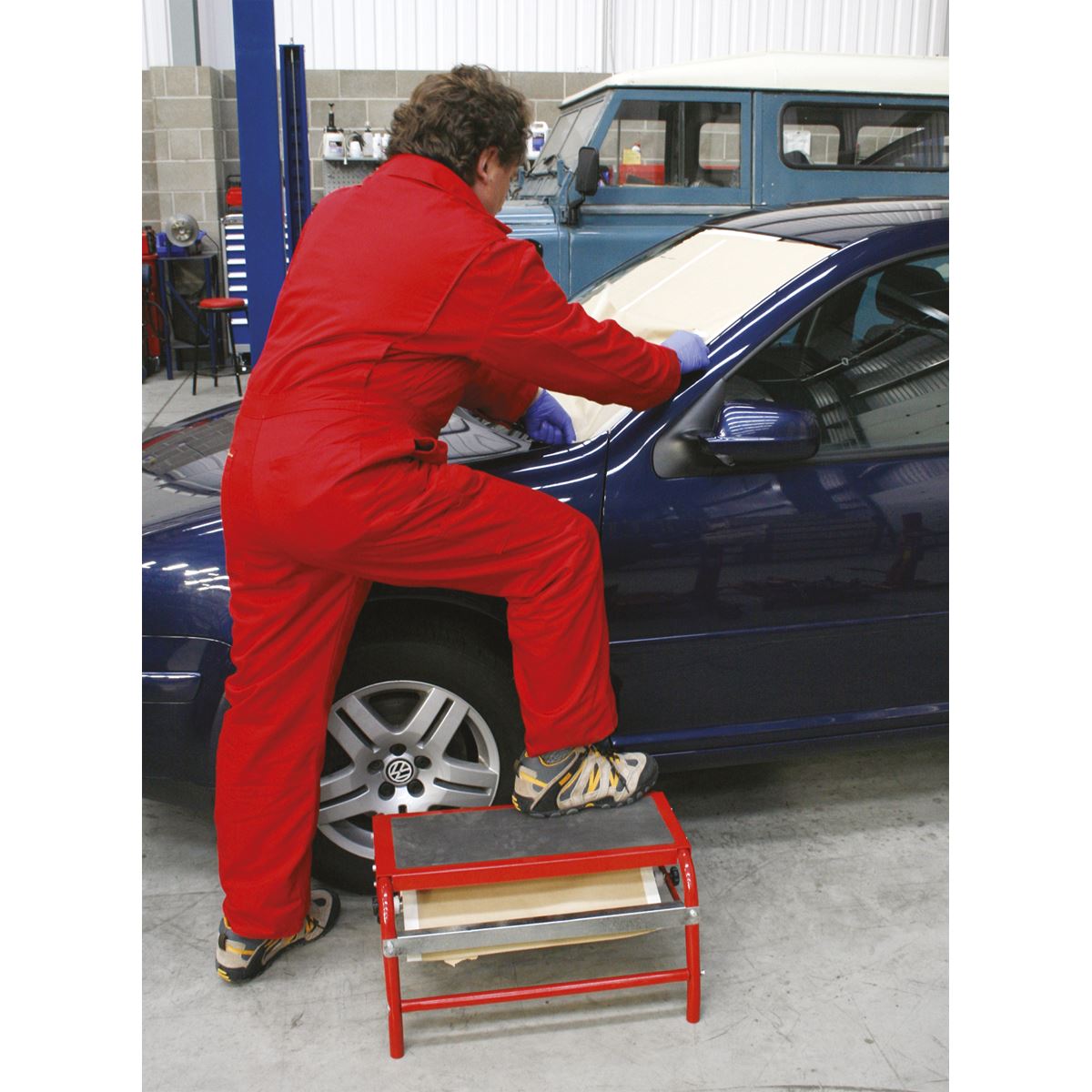 Sealey MK64 Masking Paper Dispenser 1 x 450mm Step-Up Sealey