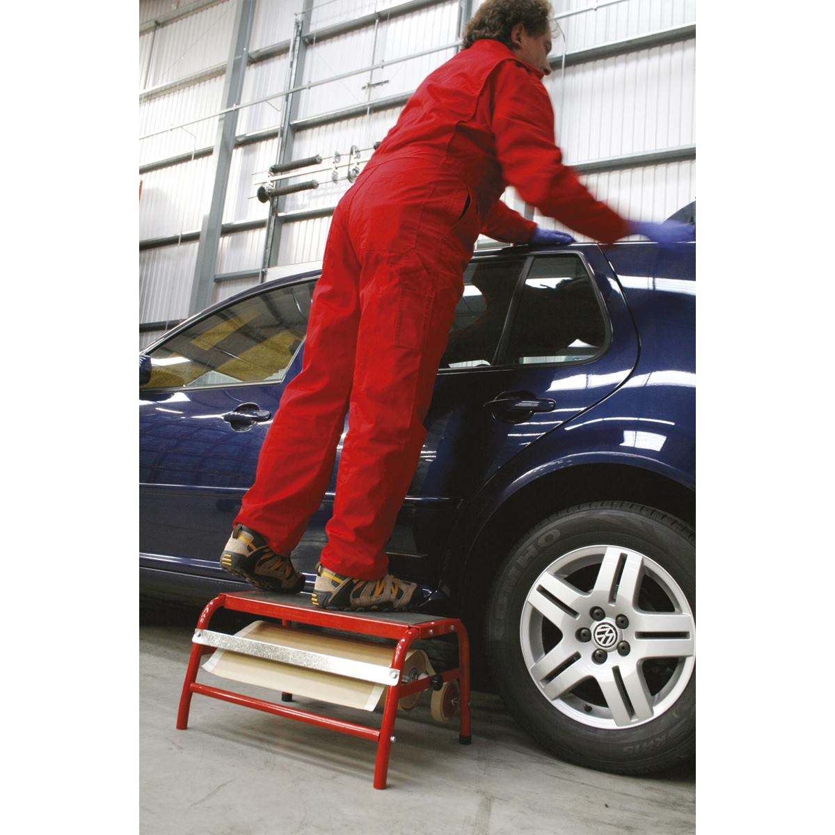 Sealey MK64 Masking Paper Dispenser 1 x 450mm Step-Up Sealey