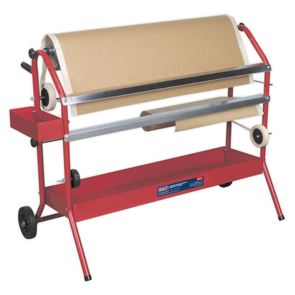 Sealey MK67 Masking Paper Dispenser 2 x 900mm Trolley Sealey