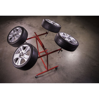 Sealey MK71 Alloy Wheel Painting/Repair Stand - 4 Wheel Capacity Sealey