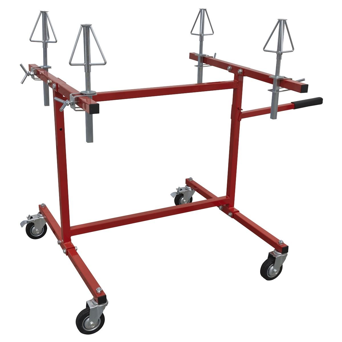 Sealey MK74 Alloy Wheel Repair/Painting Stand - 4-Wheel Capacity Sealey