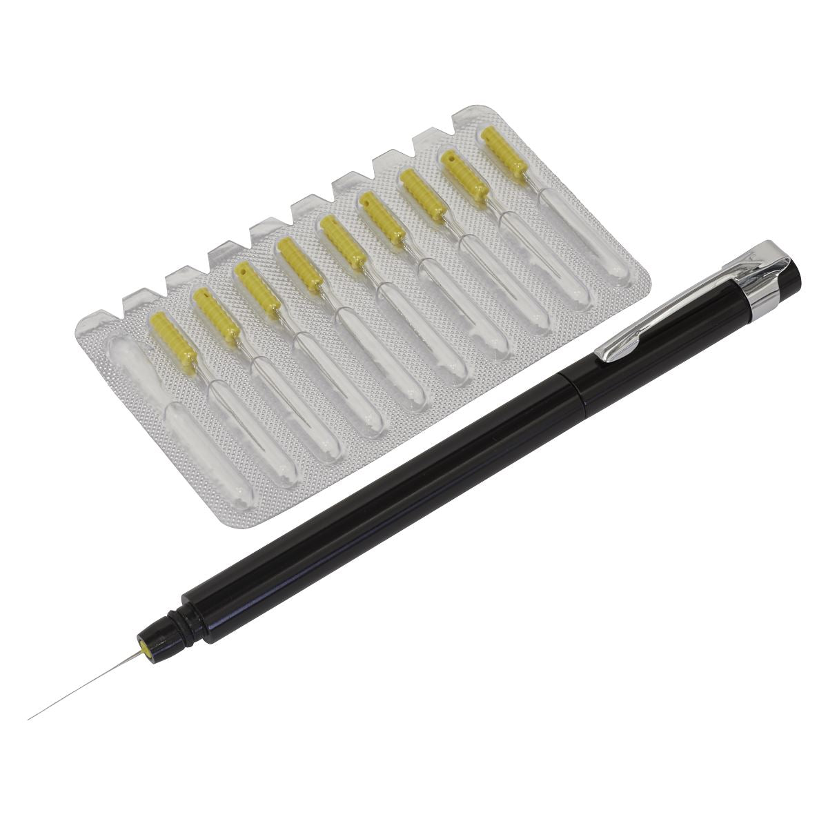 Sealey MK78 Paint Dirt Removal Pen with Needle Set Sealey