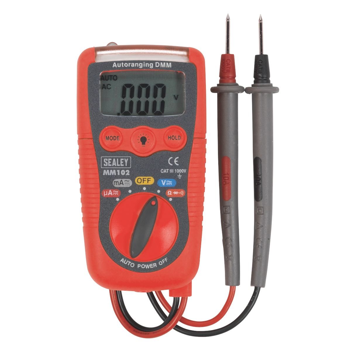 Sealey MM102 Professional Auto-Ranging Digital Multimeter Sealey
