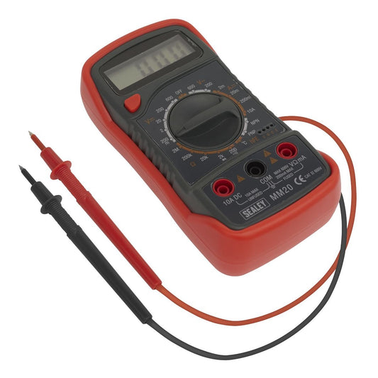 Sealey MM20 Digital Multimeter 8-Function with Thermocouple Sealey
