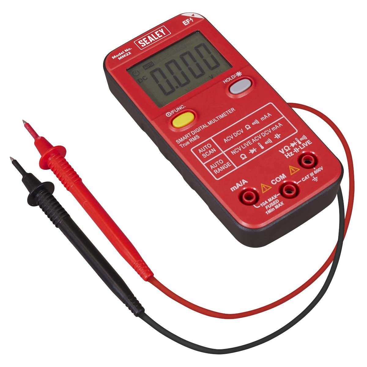 Sealey MM22 13-Function Professional Smart Auto-Scanning Digital Multimeter Sealey
