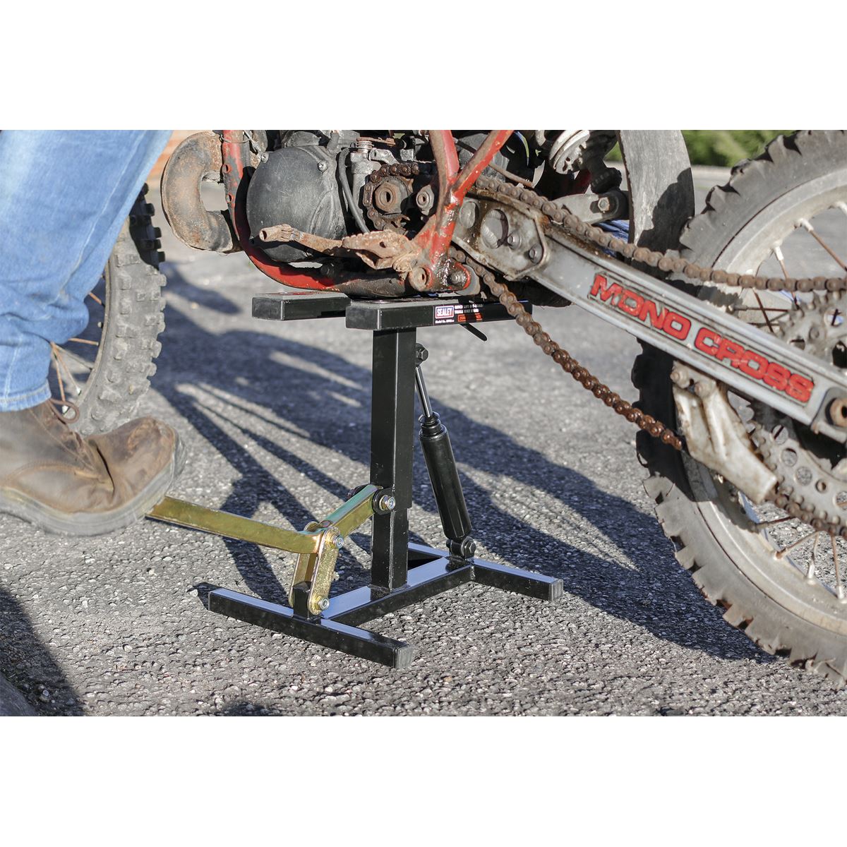 Sealey MPS8 Quick Lift Off-Road/Trials Bike Stand Sealey