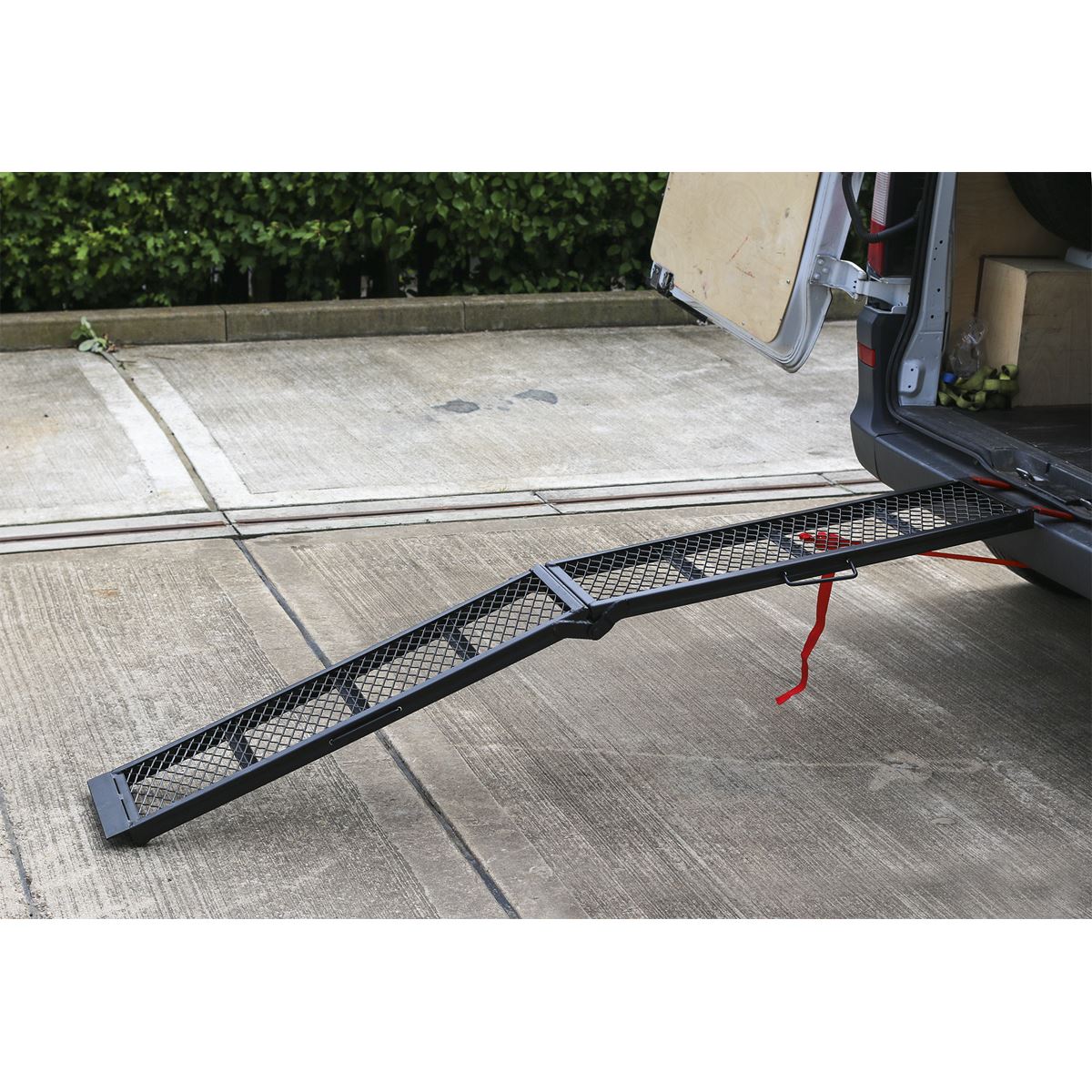 Sealey MR360 Steel Mesh Folding Loading Ramp 360kg Capacity Sealey