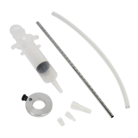 Sealey MS033 Motorcycle Fork Oil Level Gauge with Top-Up Syringe Sealey