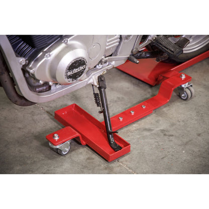 Sealey MS0630 Motorcycle Rear Wheel Side Stand Type Dolly Sealey