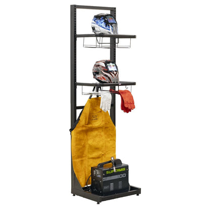 Sealey MS081FS Motorcycle Helmet & Gear Tidy Freestanding Sealey