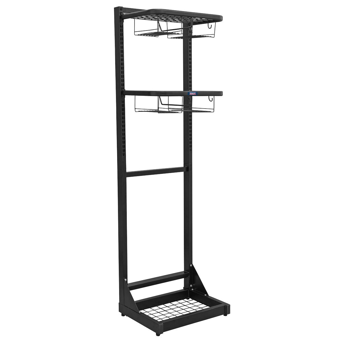 Sealey MS081FS Motorcycle Helmet & Gear Tidy Freestanding Sealey