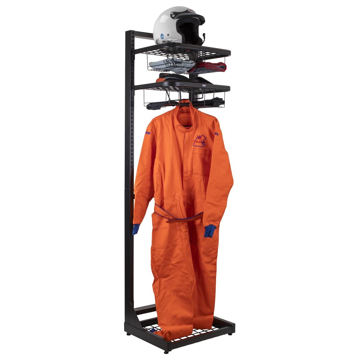 Sealey MS081FS Motorcycle Helmet & Gear Tidy Freestanding Sealey