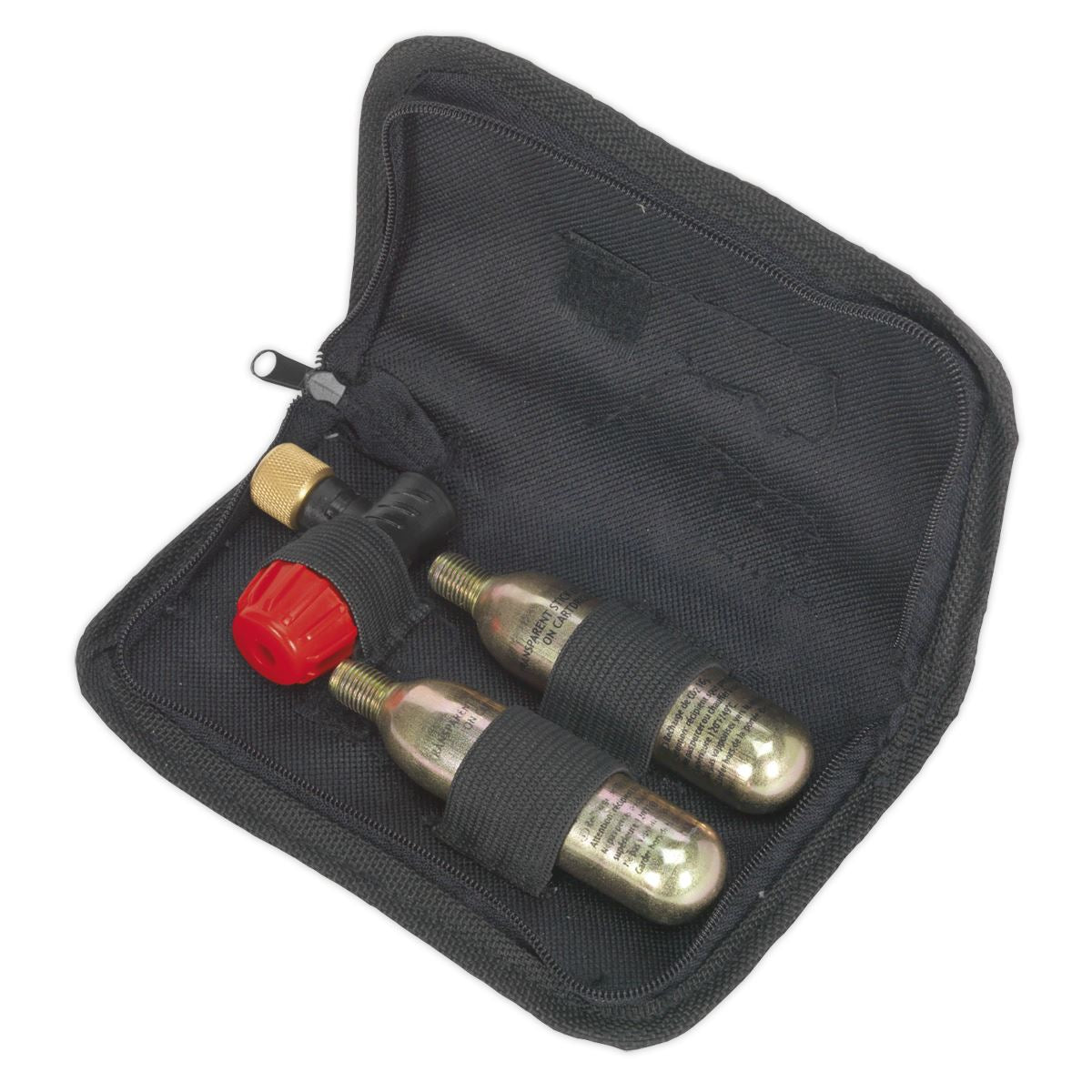 Sealey MS087 Motorcycle CO2 Emergency Tyre Inflator Kit Sealey