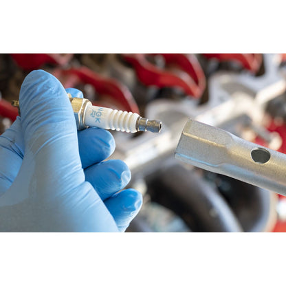 Sealey MS157 Long Reach Double End Spark Plug Box Spanner with L-Bar 16/18mm Sealey