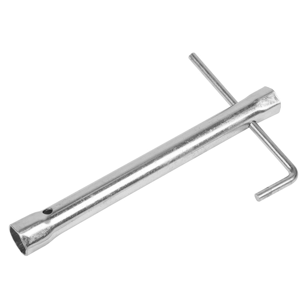 Sealey MS157 Long Reach Double End Spark Plug Box Spanner with L-Bar 16/18mm Sealey