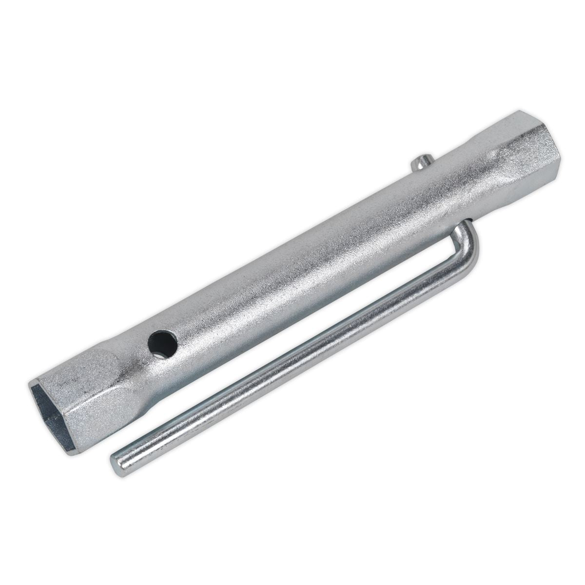 Sealey MS161 Long Reach Double End Spark Plug Box Spanner with L-Bar 18/21mm Sealey