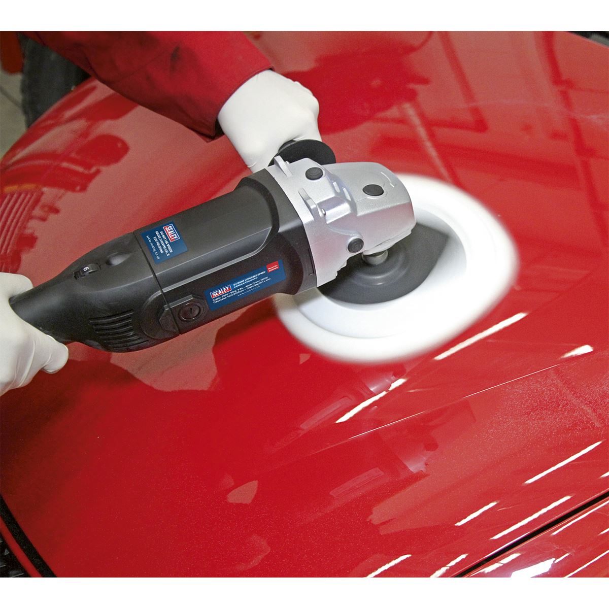 Sealey MS900PS Sander/Polisher Ø170mm Variable Speed 1300W/230V Sealey