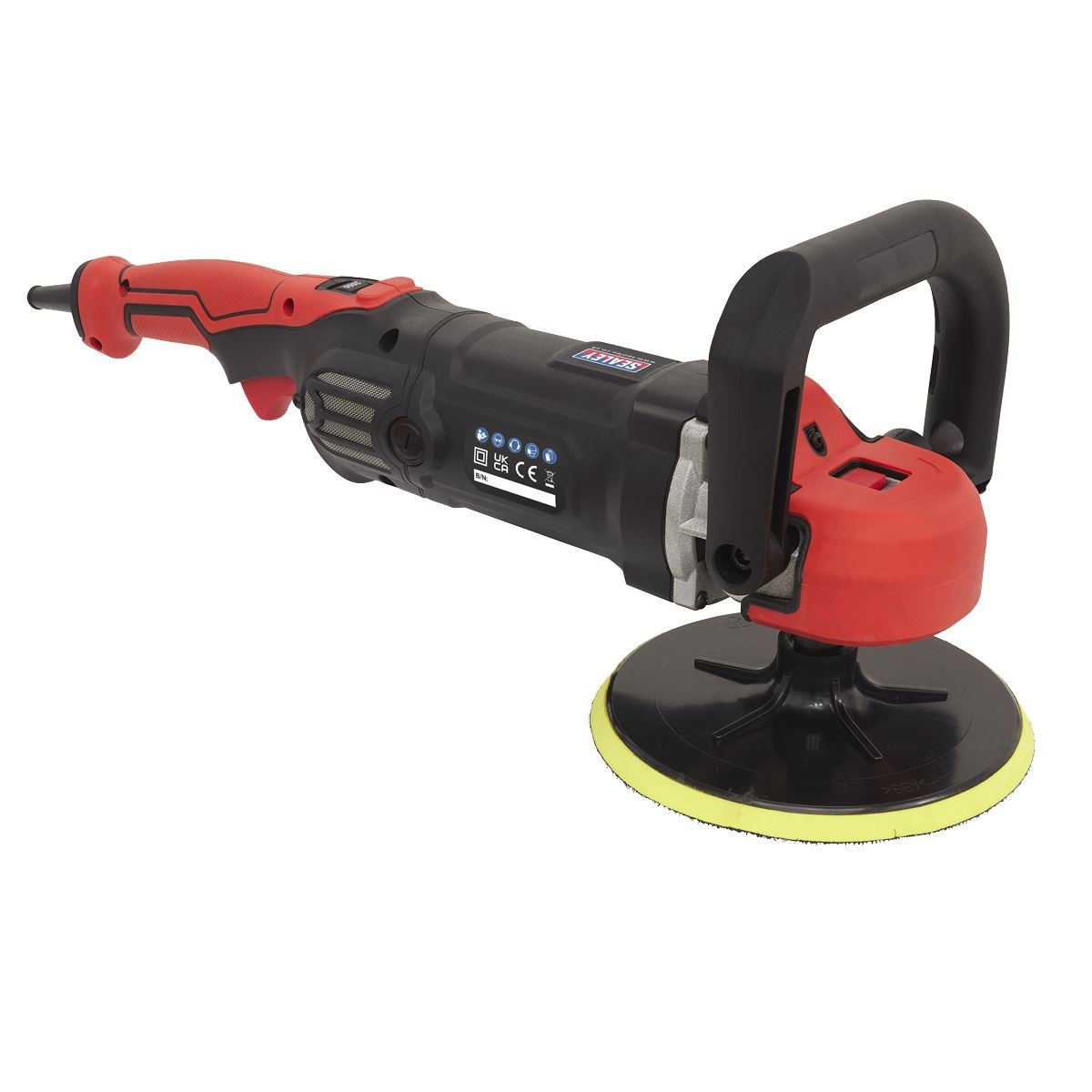 Sealey MS925PS Sander/Polisher Ø180mm Variable Speed 1400W/230V Sealey
