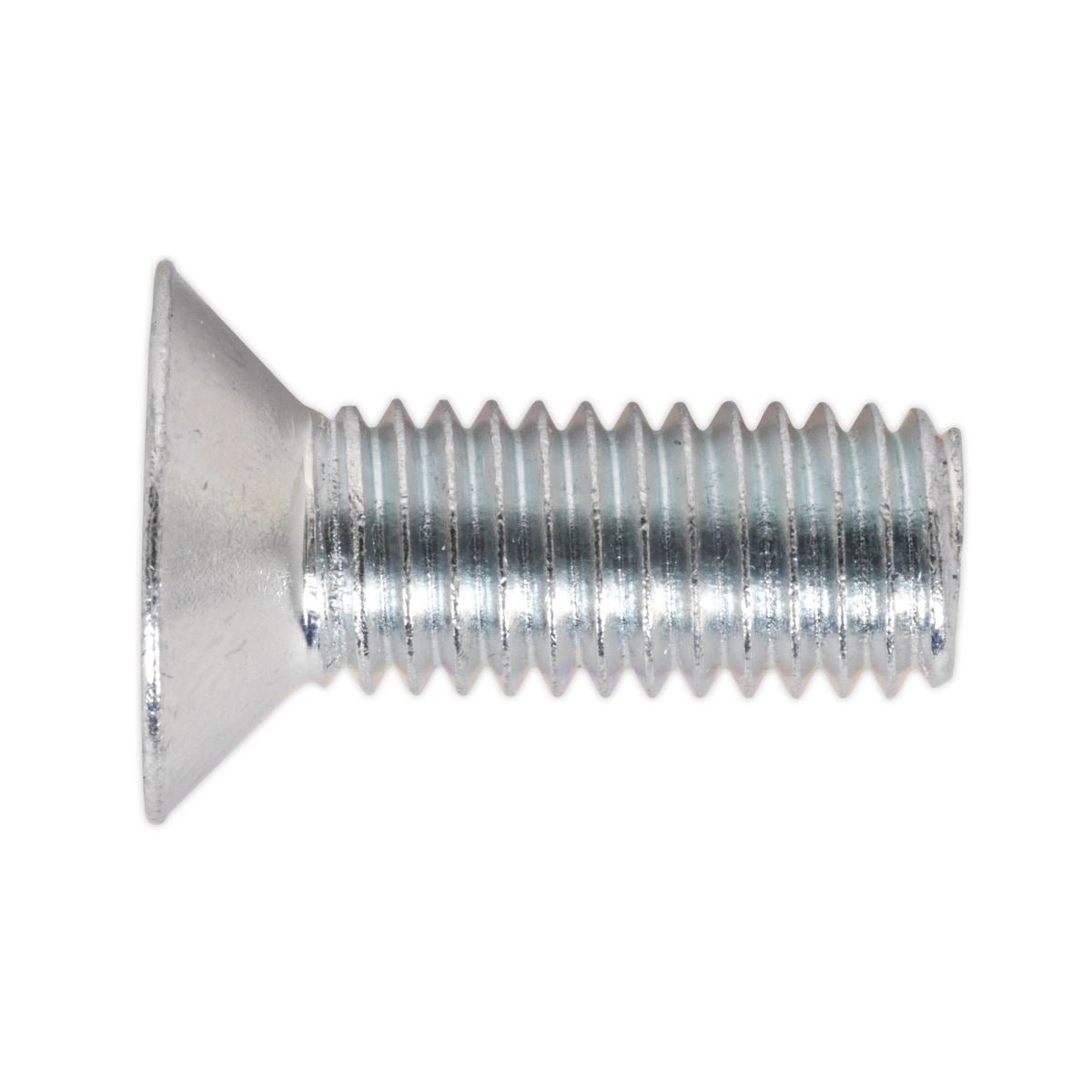 Sealey MSC820 Machine Screw M8 x 20mm Countersunk Pozi Zinc Pack of 50 Sealey