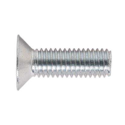 Sealey MSC825 Machine Screw M8 x 25mm Countersunk Pozi Zinc Pack of 50 Sealey