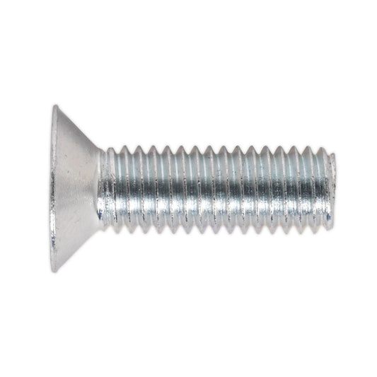 Sealey MSC825 Machine Screw M8 x 25mm Countersunk Pozi Zinc Pack of 50 Sealey