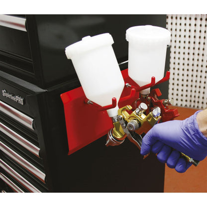 Sealey MSH02 Magnetic Spray Gun Holder - 2 Gun Sealey