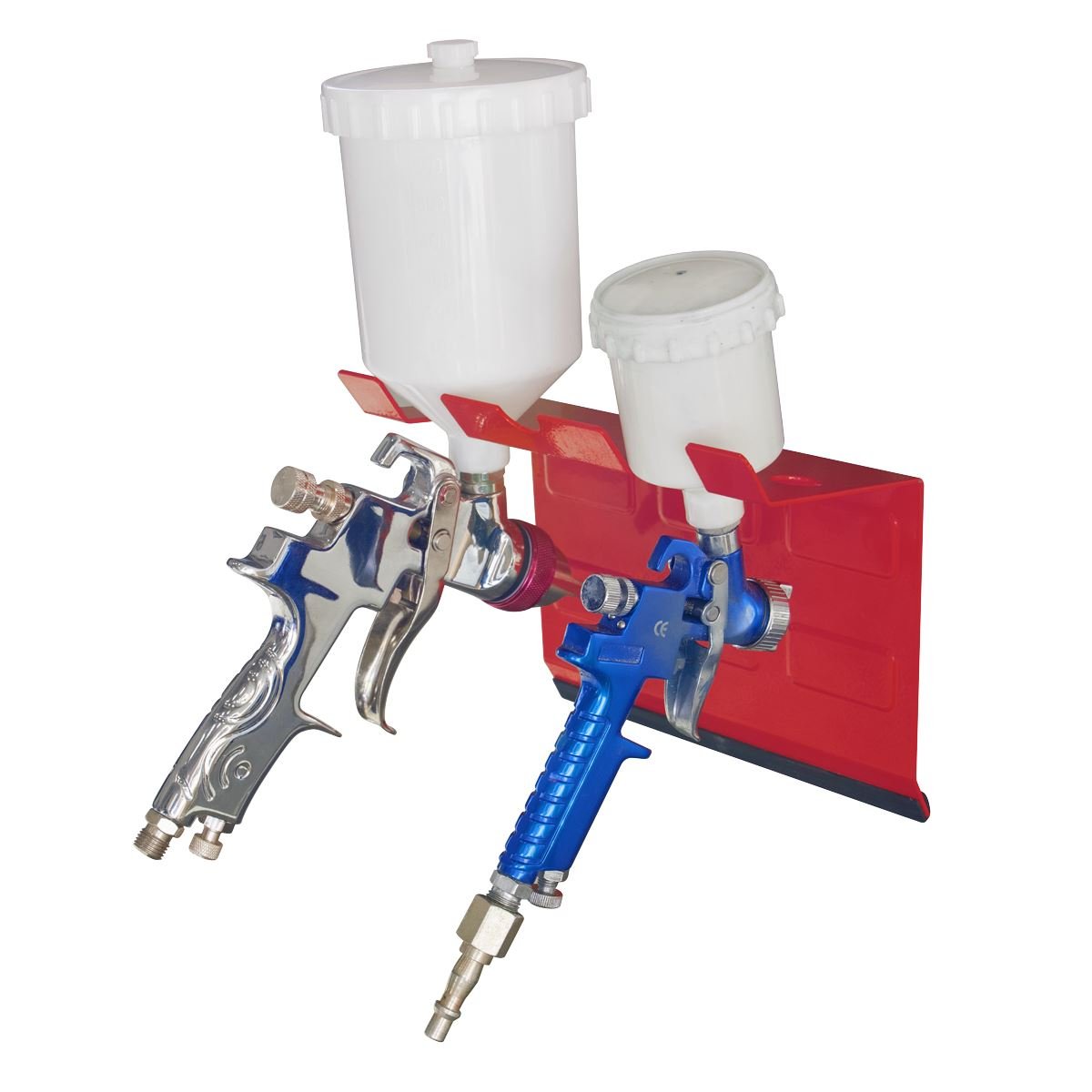 Sealey MSH03 Magnetic Spray Gun Holder - 2 Gun Sealey