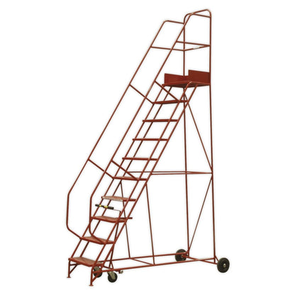 Sealey MSS10 Mobile Safety Steps 10-Tread Sealey